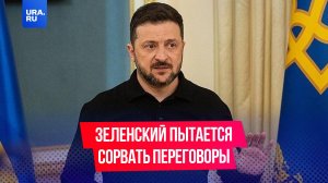 Зеленский пытается сорвать переговоры в Стамбуле