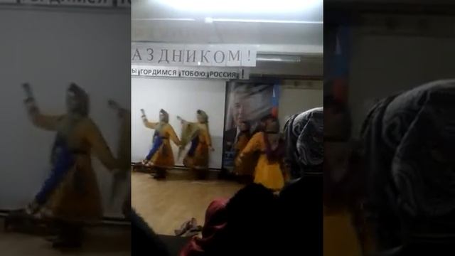 Фестиваль бежтинского фольклора Мой Дагестана учащихся Бежтинского участка.  11.02. 2018.4