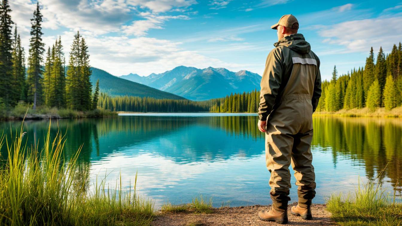 Рыбалка на красивом озере смотреть онлайн