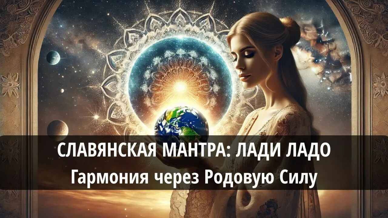 СЛАВЯНСКАЯ МАНТРА ЛАДИ ЛАДО | Гармония, Любовь и Примирение через Родовую Силу