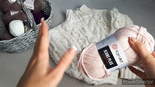 СВИТЕР ИЗ ХЛОПКА. ПРЯЖА БАУНТИ. ОБЗОР