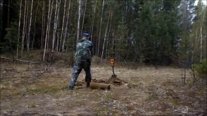 Робинzон на металлокопе.