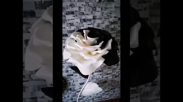 Роза-светомузыка из изолона. Роза из изолона. Светильн смотреть онлайн