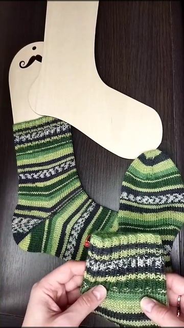 Носочки спицами #сп_носочная_коробочка_20_21_13отчет смотреть онлайн