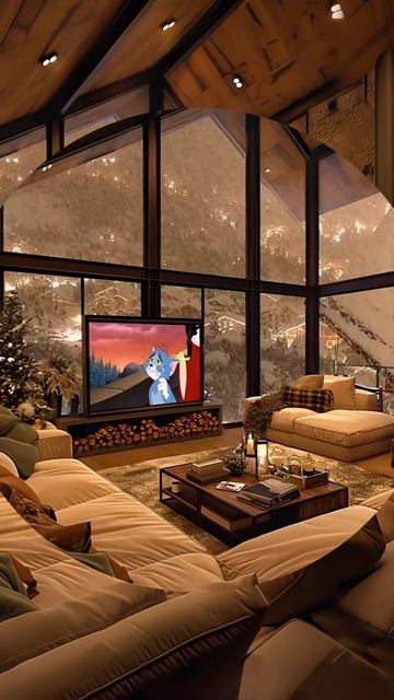 #new #дизайнгостиной #home #уютныйдом #зимний дом #зима смотреть онлайн