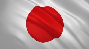 Развевающийся флаг Японии / Waving Flag of Japan