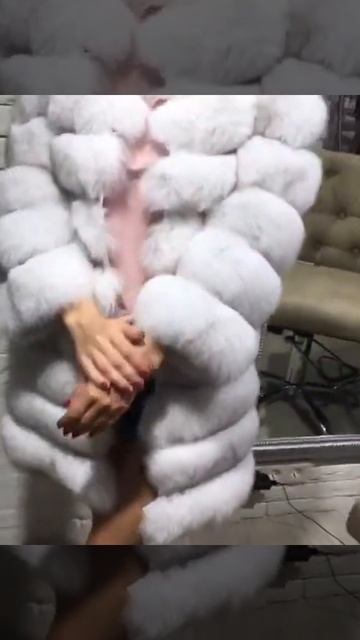 Шуба трансформер из песца http optovik1 ru смотреть онлайн