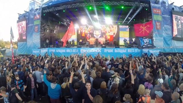 Воздух 2014 - КняZz - Конец выступления смотреть онлайн