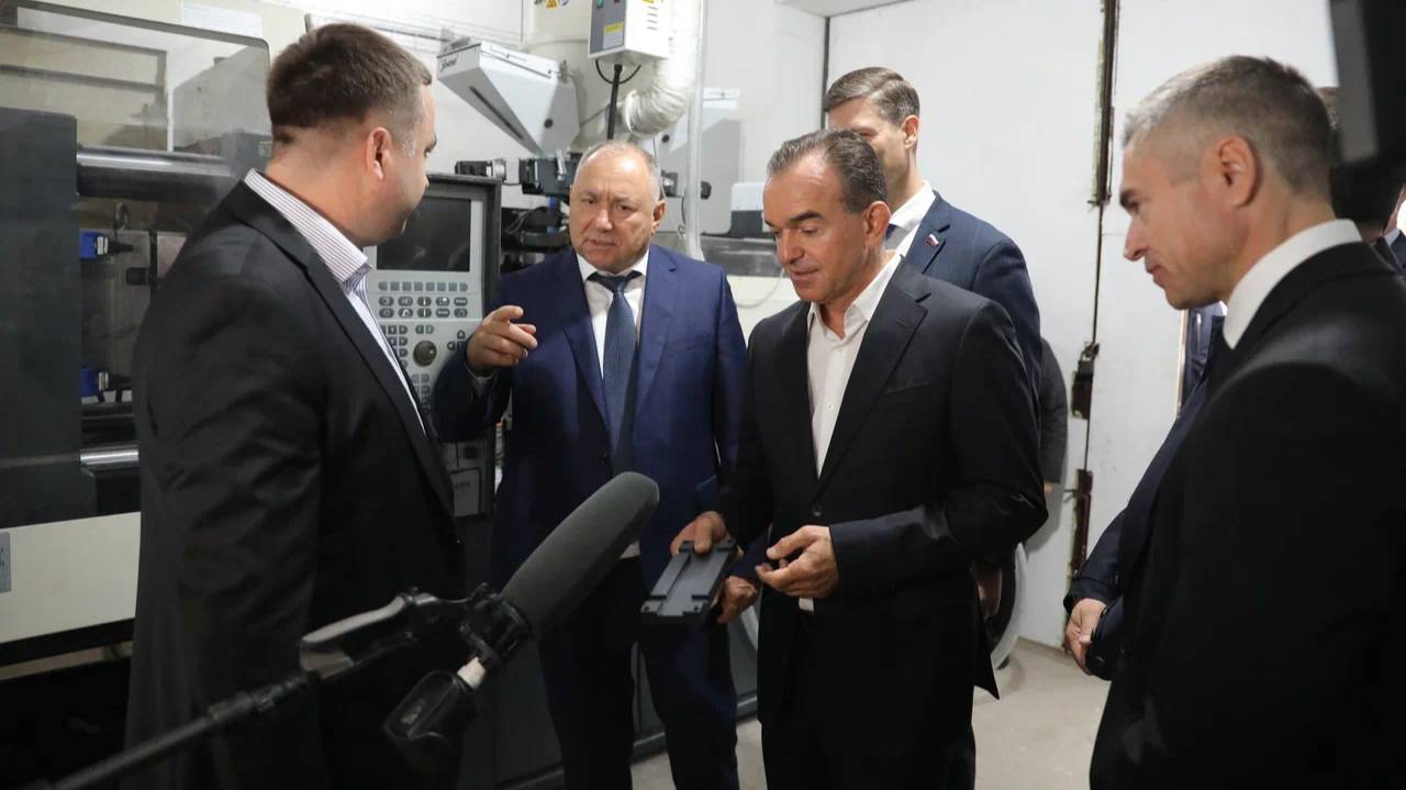 Губернатор Краснодарского края в гостях на нашем предприятии