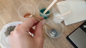 Коврижных Галина Александровна КОСТЕР Подставка из эпоксидной