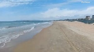 Анапа Витязево пляж сегодня 15 мая 2025. Обстановка на курорте, море, мазут и погода