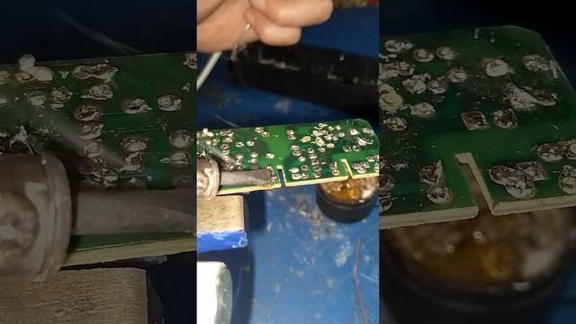 Лужение провода и пайка к плате оловом ПОС 61 смотреть онлайн