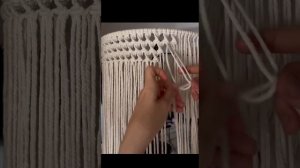 МК как плести АБАЖУР МАКРАМЕ.