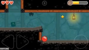 RED BALL 4 Красный шарик  'INTO THE CAVES' Completed LEVEL 61 75 with Tomato Ball New Update