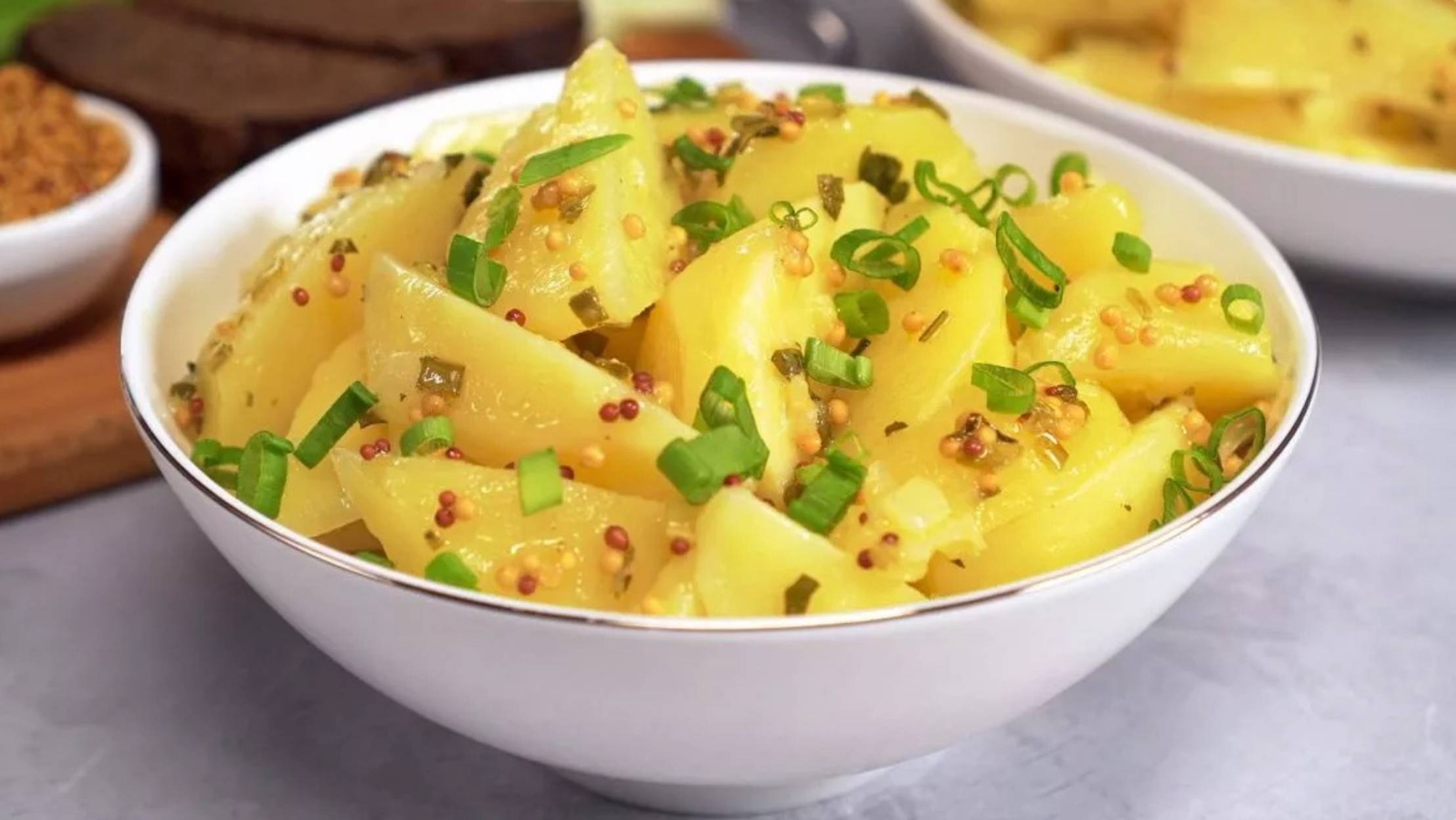 НЕМЕЦКИЙ КАРТОФЕЛЬНЫЙ САЛАТ. Быстро и Вкусно! ИДЕАЛЬНЫЙ ГАРНИР за 25 МИНУТ. Рецепт от Всегда Вкус
