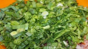 Лаваш с колбасой и овощами