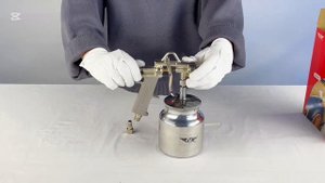 Краскопульт пневматический ТТ-05 с нижним бачком ТТ (Tota