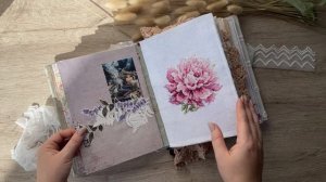 Блокнот/ джанк бук ручной работы «Мечты рыжей девушки»