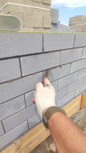 Расшивка кладки внутренняя! #кладка #кирпич #строитель смотреть онлайн