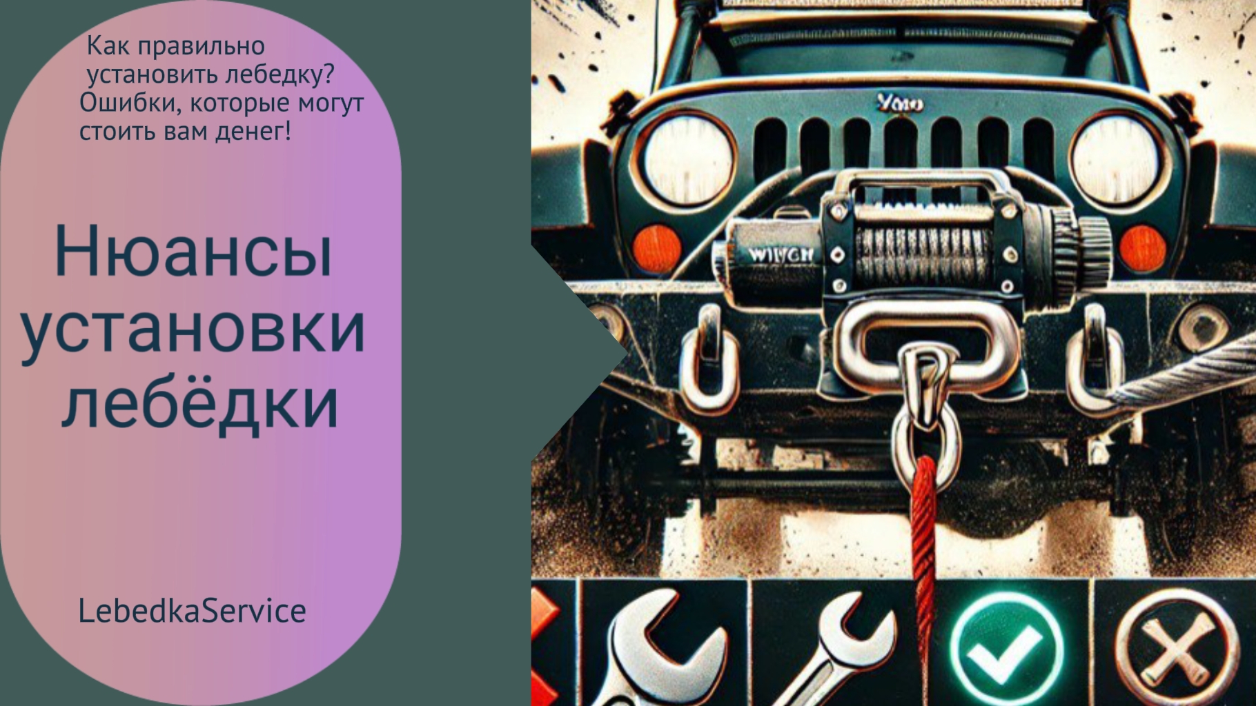 Как правильно установить лебедку? Ошибки, которые могут стоить вам денег!