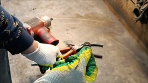 ремонт Пневмогайковерта 7657.пропускает клапан