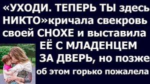 Истории из жизни Уходи  Теперь ты здесь никто   кричала свекровь Аудио рассказы Жизненные истории