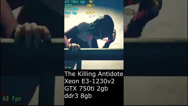 THE KILLING ANTIDOTE.XEON E3-1230V2⧸GTX 750ti⧸DDR3 8gb