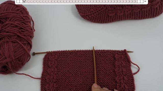 Тапочки с цветочным орнаментом спицами 🌸🌸🌸 смотреть онлайн