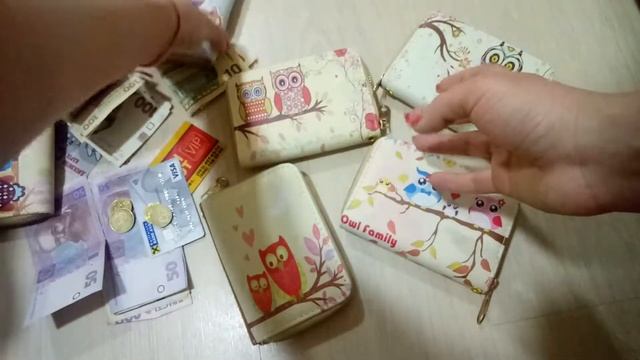 Детский кошелек с совами смотреть онлайн