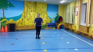 Утренняя гимнастика для детей старшего дошкольного возраста с обручем/зарядка / физическая разминка