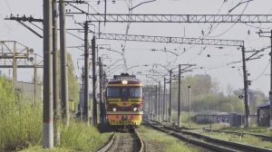 ТЭП60-0904 с вагонами «Рускеальский экспресс»