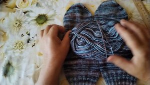 Связала носки из пряжи alize Superwash Artisan и планы .