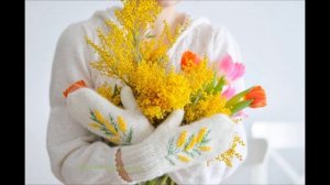 Букет мимозы