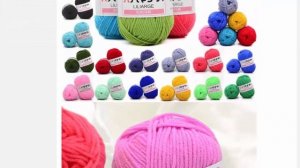 ПРЯЖА Мягкий Хлопковый вязаный шарф 25 г