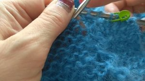 Простой Узор спицами для палантина (Шарфа) // МК Экспресс