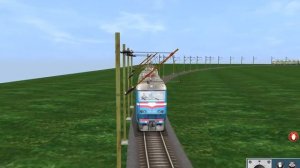 тэм18 с вагоном 2тэ116, чс8, вл80с   с вагоном вл60, вл 23 с вагоном