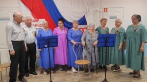 Ансамбль "Гармония" с концертной программой "Песни Великой Победы".