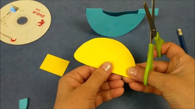 Swinging paper bird | Птичка из бумаги | Paper toy