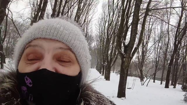 А снег бывает и у нас. Красота. смотреть онлайн