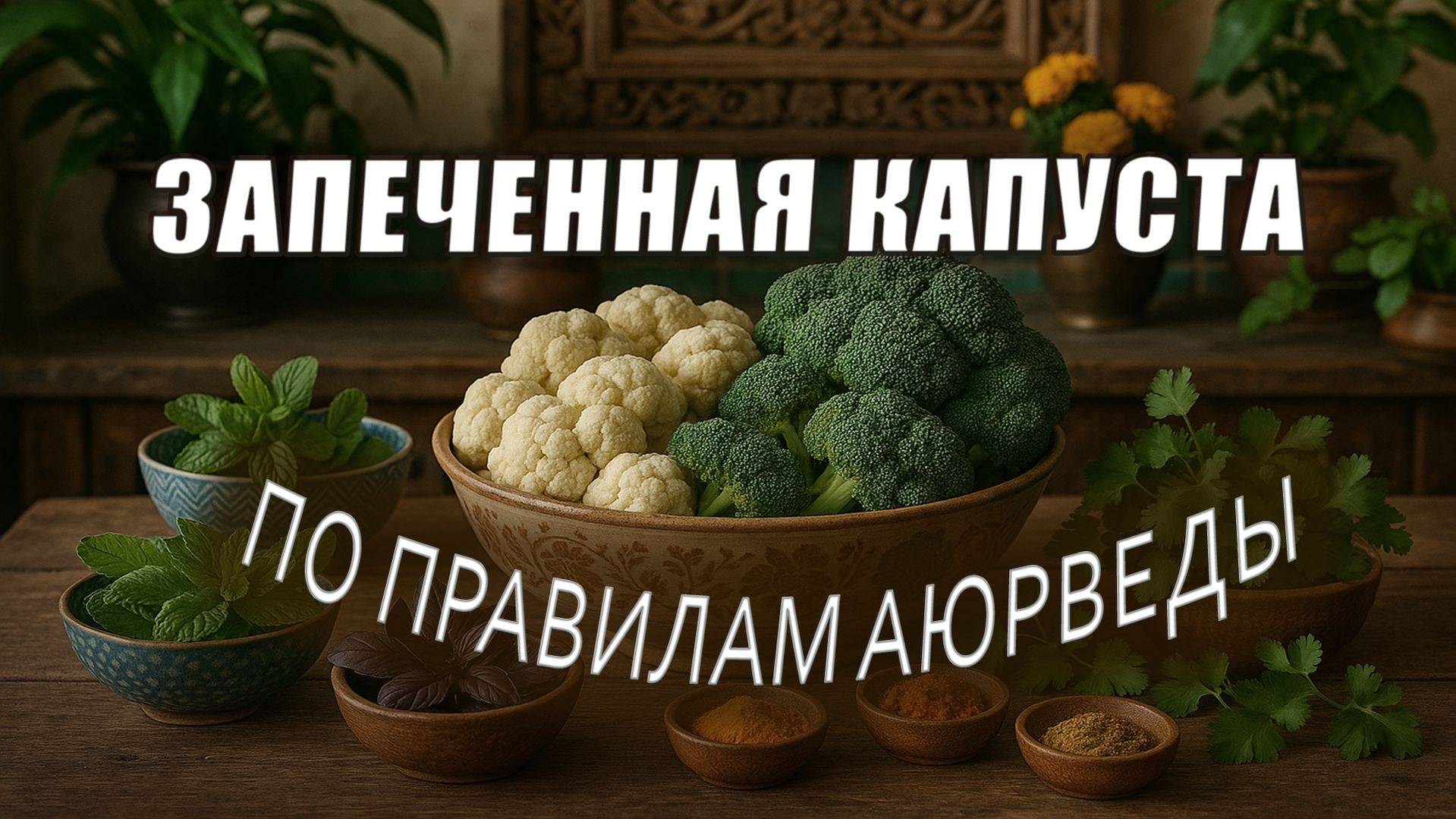 Это блюдо станет вашим любимым! Брокколи и цветная капуста ПО ПРАВИЛАМ АЮРВЕДЫ