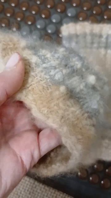 Гетры  женские из собачьей шерсти без примесей другой пряжи. Высота 39 см. смотреть онлайн