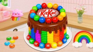 Мультики залипалки. Радужные шоколадные пирожные Кит-кат🍫🌈Смотреть онлайн мультики для детей