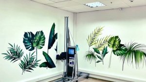Озеленение офисных стен с помощью вертикальной печати