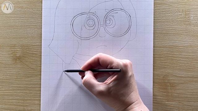 ПЕЧАЛЬ из мультика Головоломка 2 нарисовать поэтапно смотреть онлайн