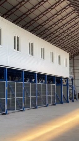 Каркасный ангар под мусороперерабатывающий цех