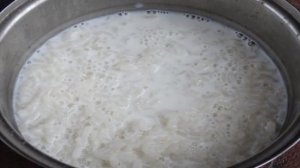 Шоколадная рисовая каша на завтрак