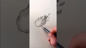 Гайд как нарисовать огненный шар