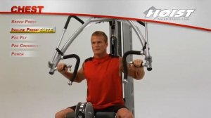 Силовой комплекс для дома HOIST HV-4-ELITE - Упражнения на верхнюю часть тела