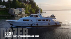 🛥️ Вы когда-нибудь видели, как 30-метровая роскошная яхта заходит в шлюзы Сиэтла?