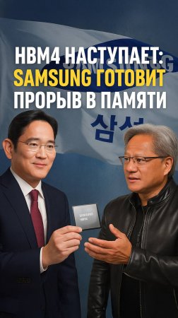 Samsung готовит новую память HBM-4 быстрее всех!